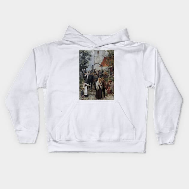 Janis Rozentals After Church Kids Hoodie by pdpress